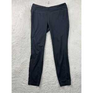 Tangerine Black Wide Leg Medium Athletic Stretchy‎ Women's Sweat Pants Workout